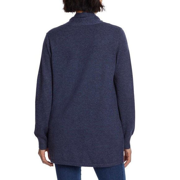 NWT - Ella Moss Ladies' Cozy Lightweight Indigo Blue Cardigan – Size S - Picture 3 of 5